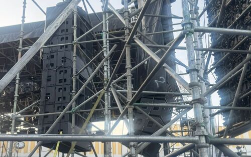 Dernière affaire concernant Dual 18 pouces grand sous-bois électrique utilisé dans des milliers de personnes concert musical