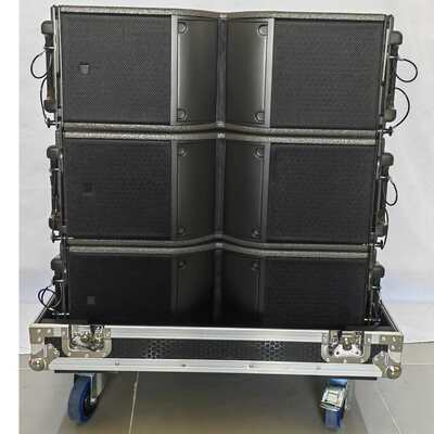 Double Neodymium Line Array Audio Speaker Portable 8 Inch 2 Way 450w