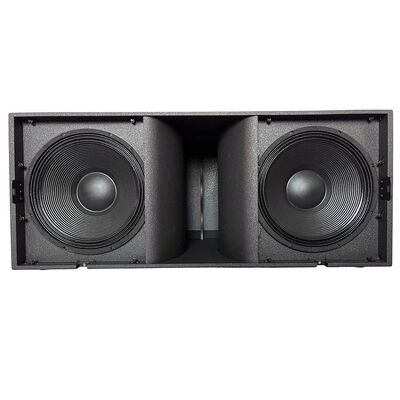 professional dual 18 inch neodymium passive line array subwoofer speaker