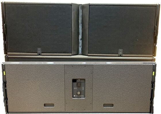 big line array speaker dual 15 inch 3 way outdoor pro system