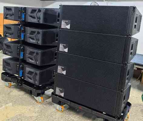 3 Way Dual 10 Inch Large Line Array Speaker System 800w Audio Equipment