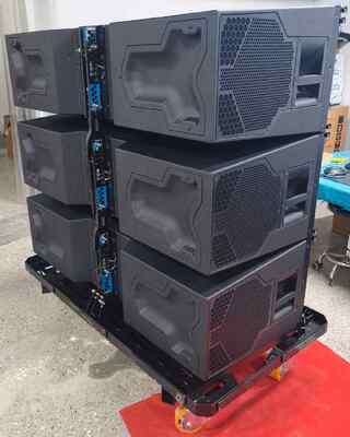 Dual Outdoor Stage Line Array Speaker System 14 Inch Three Way 1600w