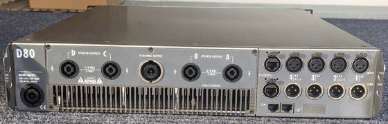 Stereo Power 4ch Dsp Pa Amplifier 2700w 8ohm 2ohm Workable