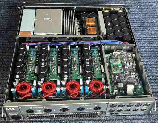 Stereo Power 4ch Dsp Pa Amplifier 2700w 8ohm 2ohm Workable