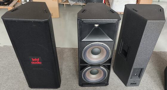 Dual Big Power Outdoor Live Sound Speaker Light Weight 12 Inch 2 Way 1200w