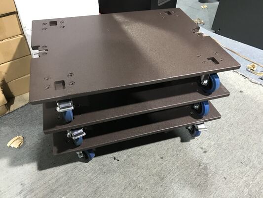 Outdoor Subwoofer Wheel Board Moving Dolly Transport Wood Lid