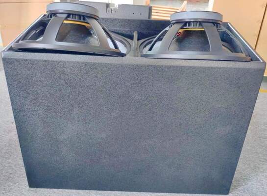 Indoor Church Subwoofer Speaker 2x18 Inch 1200w Dj Stage Bass Loudspeaker