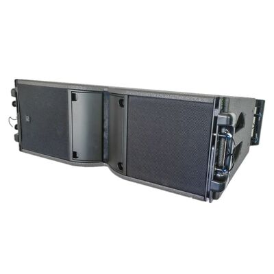 450 watt line array pa speaker dual 8 inch bi-amp sound system