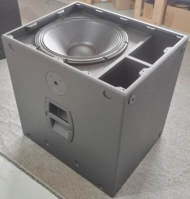 single 18 inch active subwoofer 800w powered plywood bass bin