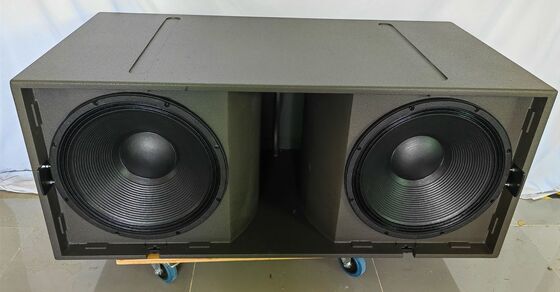 double 18 inch outdoor ground stack big power stage subwoofer